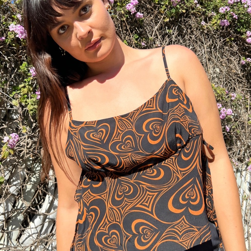 Lisa says Gah Buffy tank wild hearts in brown